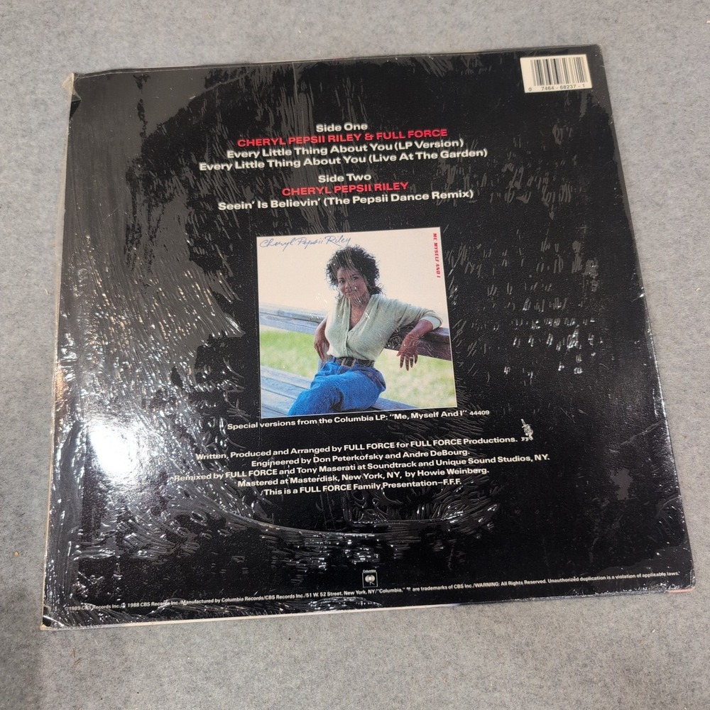 Cheryl Pepsii Riley Full Force Every Little Thing About You 12" Vinyl Single 88 - Picture 2 of 6